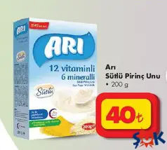 ARI SÜTLÜ PİRİNÇ UNU MAMA 200 G